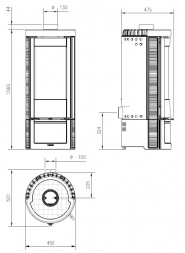 Печь La NORDICA Marlena 5.0 Nero (черный)