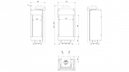 Топка на газу LEO/P/45/68/G20, магистральный газ