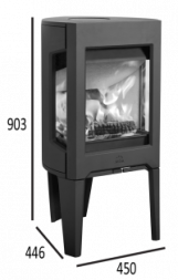 Дровяная печь-камин Jotul F 163 C