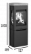 Дровяная печь-камин Jotul F 165 S