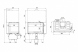Топка DEFRO HOME INTRA SM BL MINI G, 10 кВт, 699/478/443мм, угловое стекло слева, гильотина